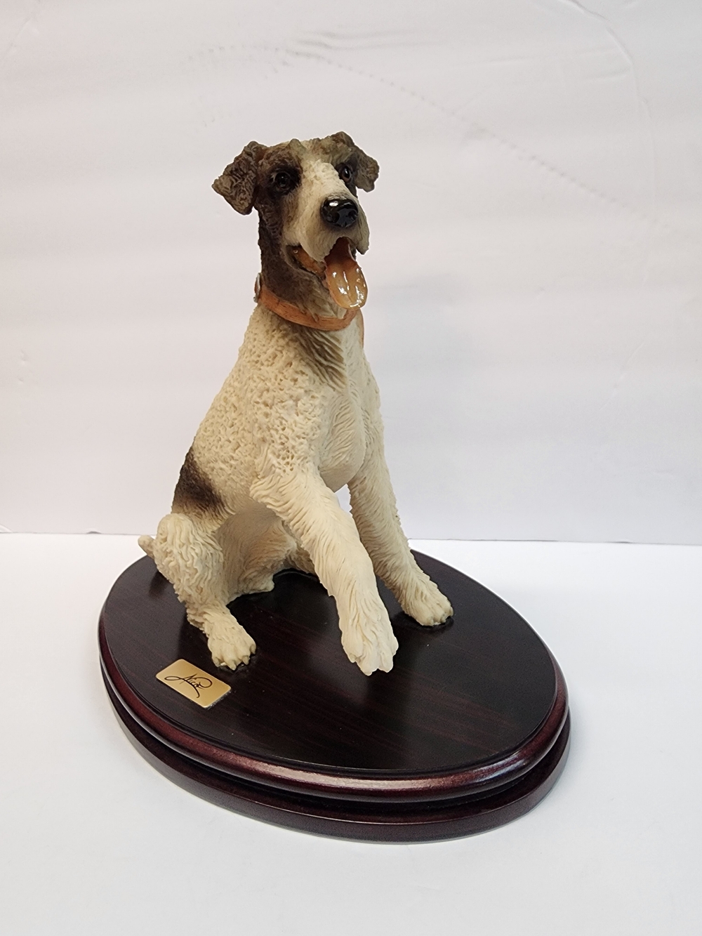 Vintage 1983 Spanish artist Nico Terrier dog  figurine, highly detailed